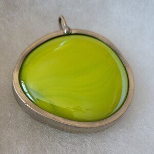 Pendant: Artist-Made Glass and Silver